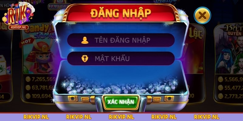 3 bước đăng nhập Rikvip