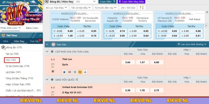 Giới thiệu về 3 cửa cược khi chơi kèo Châu Âu