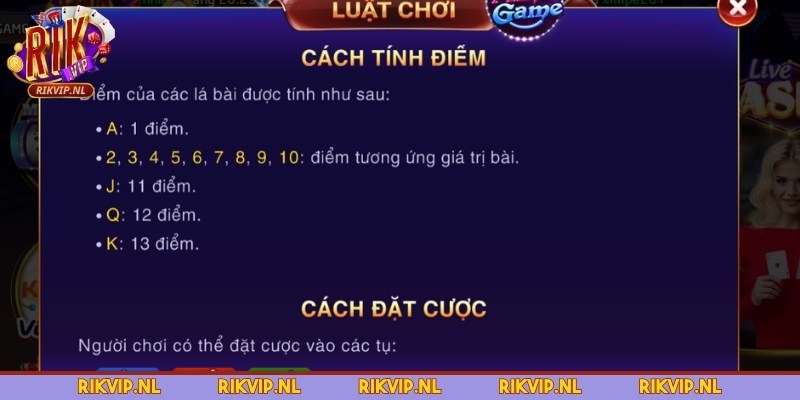 Cách tính điểm đơn giản
